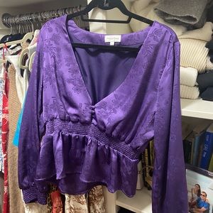 Purple blouse from revolve